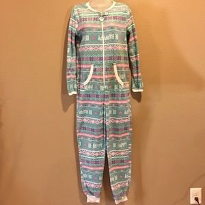 ✅3/$15 Secret Treasures Adult Fleece Onesie Small